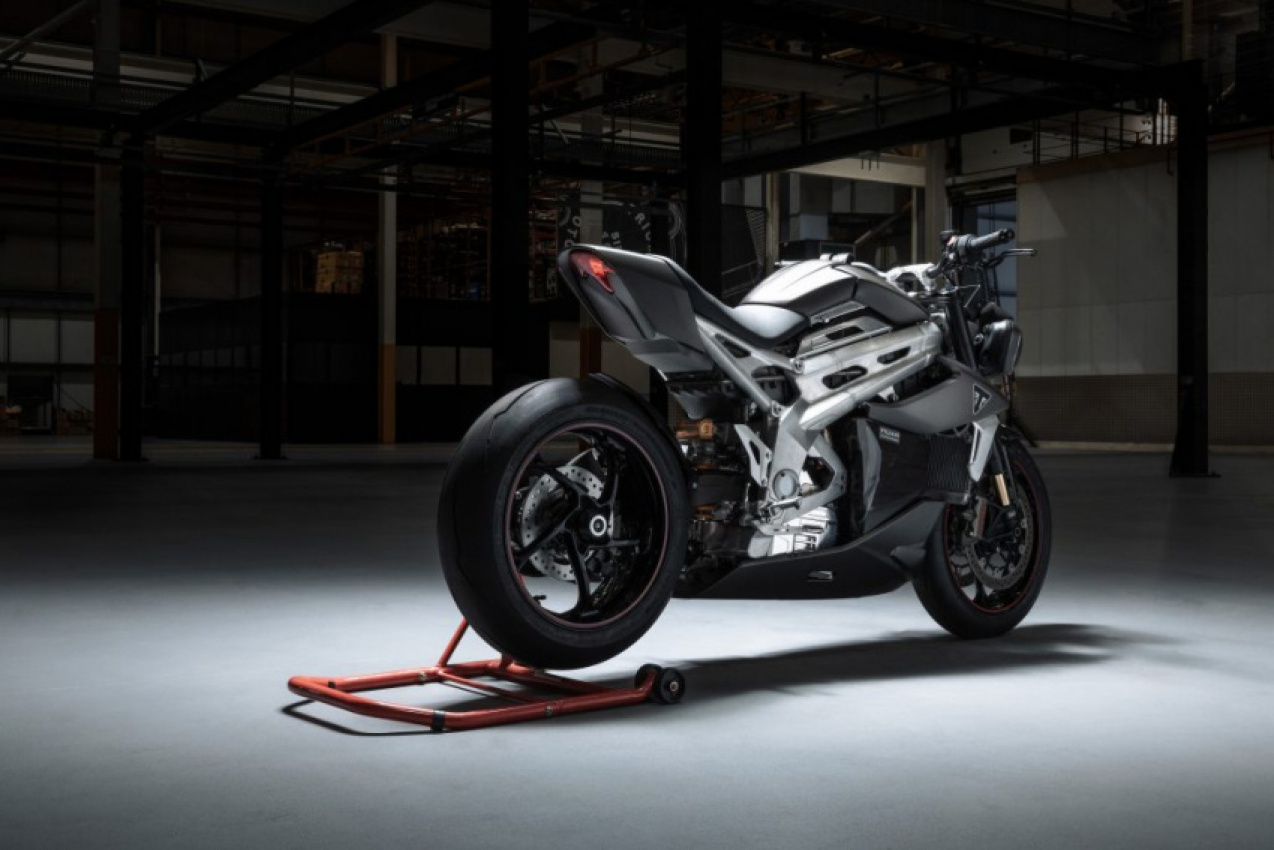 autos, cars, triumph, motorcycle, triumph te-1 is now a working electric motorcycle prototype