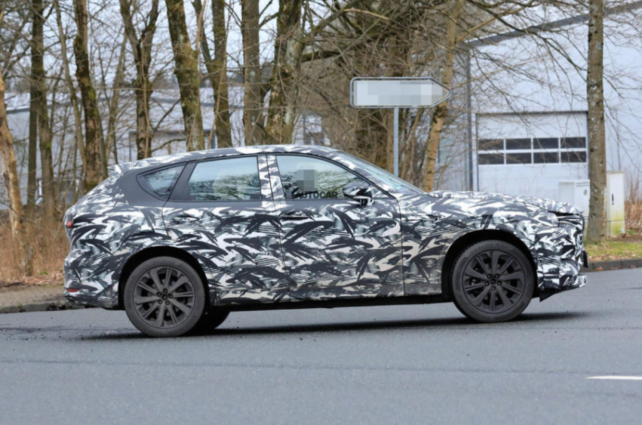 autos, cars, hp, mazda, reviews, car news, new cars, new 2022 mazda cx-60: 300bhp phev spotted ahead of debut