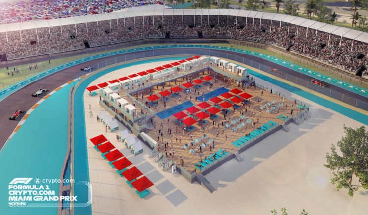 autos, formula 1, motorsport, miamigp, miami gp to feature a hard rock beach club on inside of turn 12