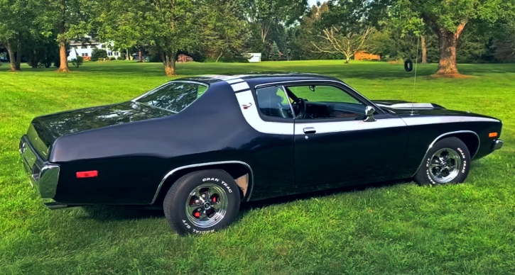 cars, classic cars, plymouth, american classic, classic cars, sitting indoor storage for 35 years – beautiful 12,000 miles 1973 plymouth road runner