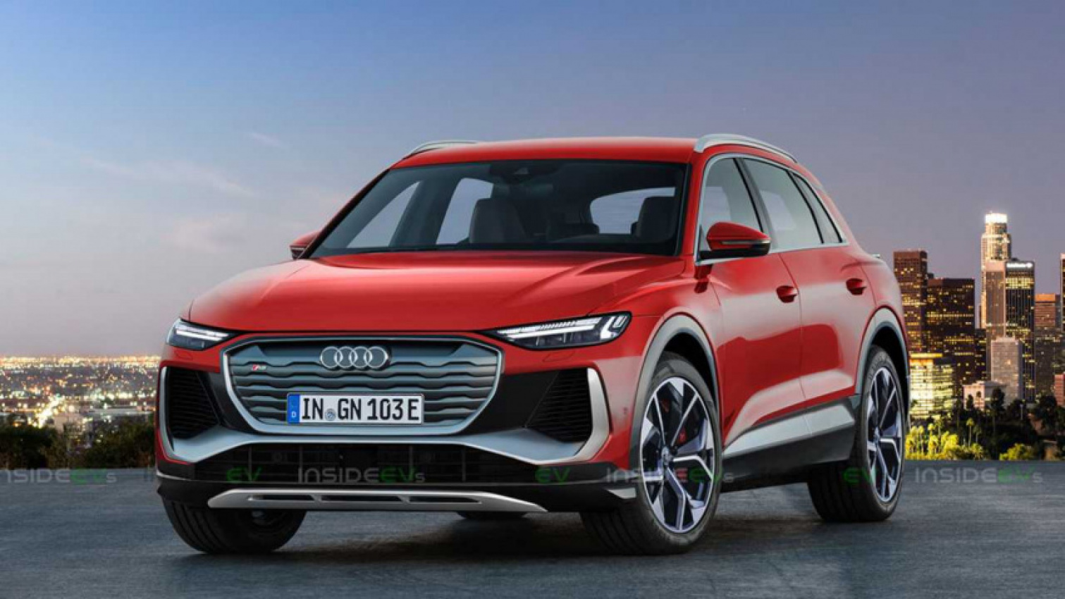 audi, autos, cars, evs, audi rs q6 e-tron rendering is a look into the future