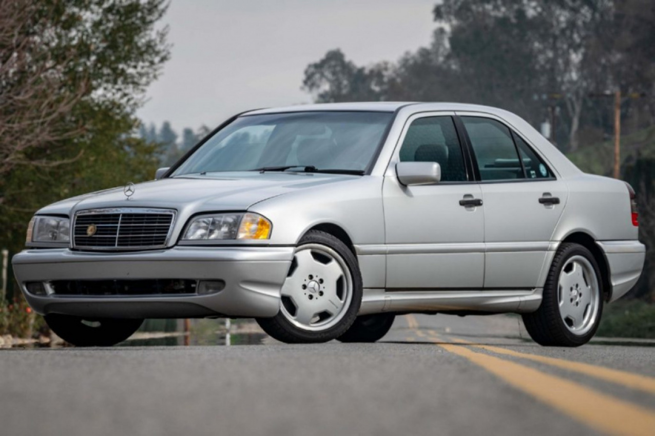 autos, cars, mercedes-benz, mg, auction, c-class, luxury cars, mercedes, cars & bids bargain of the week: 1998 mercedes c43 amg