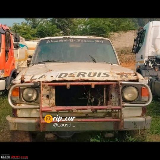 autos, cars, toyota, abandoned cars, indian, land cruiser, other, toyota land cruiser, toyota land cruiser 60 series spotted abandoned in india