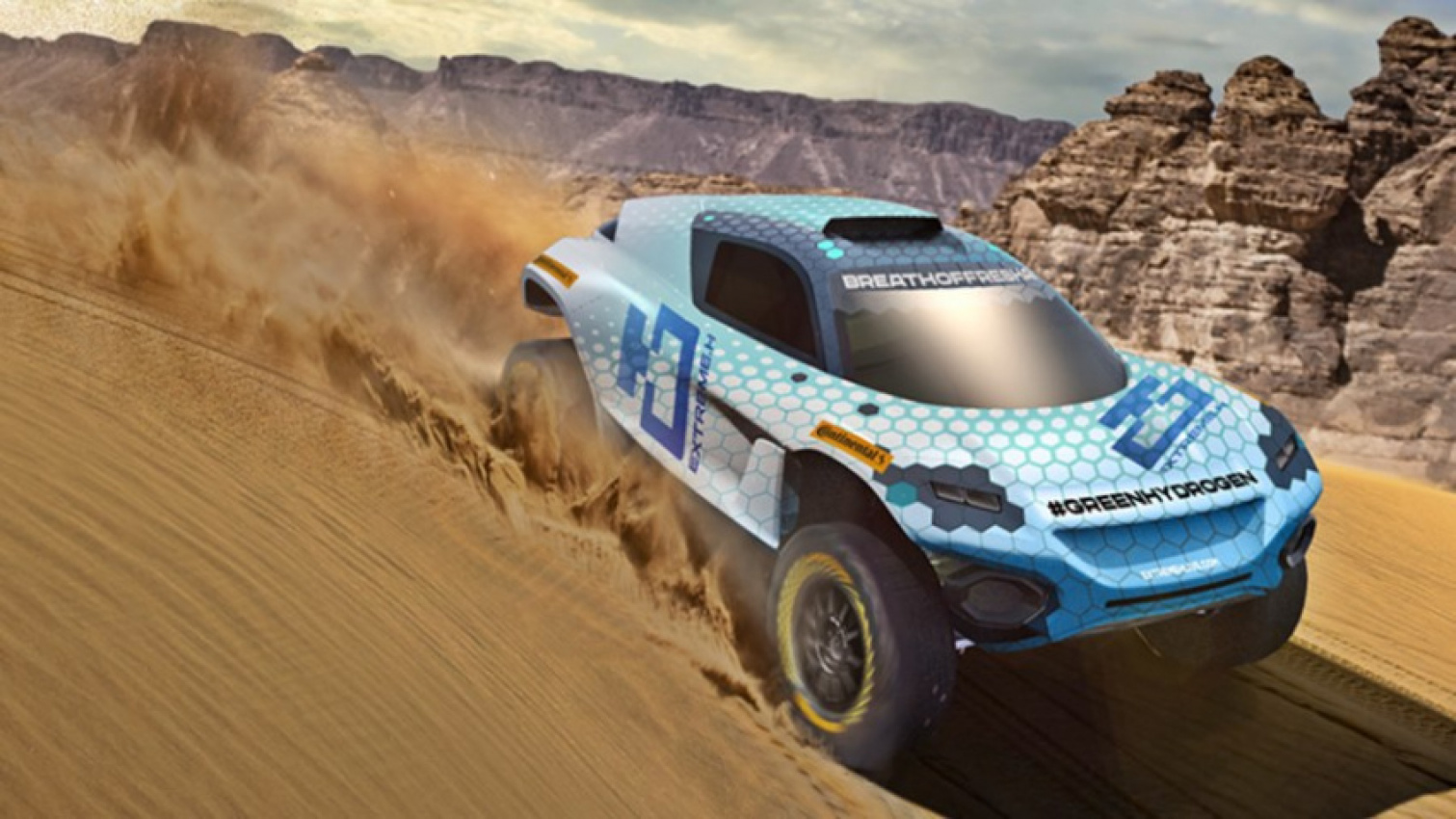 autos, cars, climate change, extreme e, extreme h, fuel cell electric vehicle, fuel fell, hydrogen power, off-road series, sustainability, zero emissions, extreme e to add extreme h in 2024 with hydrogen fuel-cell powered rallycars