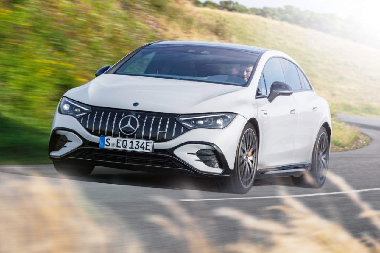 auto news, autos, cars, hp, mercedes-benz, mg, electric, electric vehicle, mercedes, mercedes-amg, mercedes-amg eqe charges in with 687 hp, 1000 nm torque
