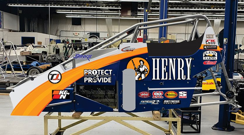 all sprints & midgets, autos, cars, doran & swanson get backing from henry repeating arms