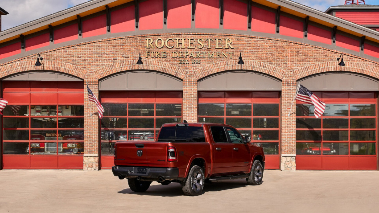 autos, cars, news, ram, truck, this special 2022 ram 1500 built to serve edition honors firefighters