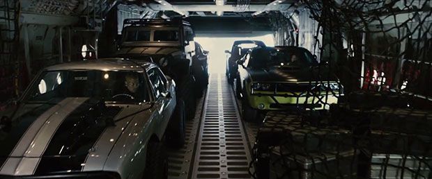 autos, cars, reviews, furious 7, insights, movie, new furious 7 trailer gives us extended look at plane drop scene