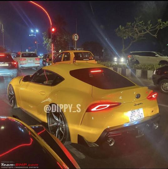autos, cars, toyota, indian, other, supra, toyota supra, india's first 5th-gen toyota supra spotted in mumbai