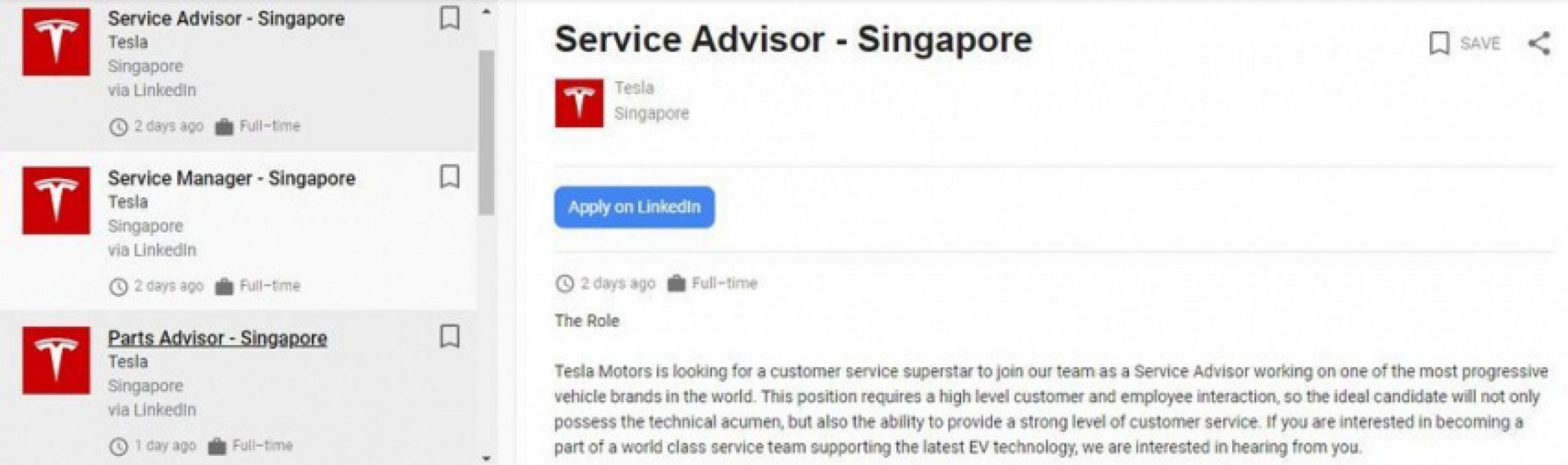 autos, cars, reviews, tesla, insights, singapore, tesla jobs, tesla hiring in singapore: what could tesla's job postings in singapore mean?