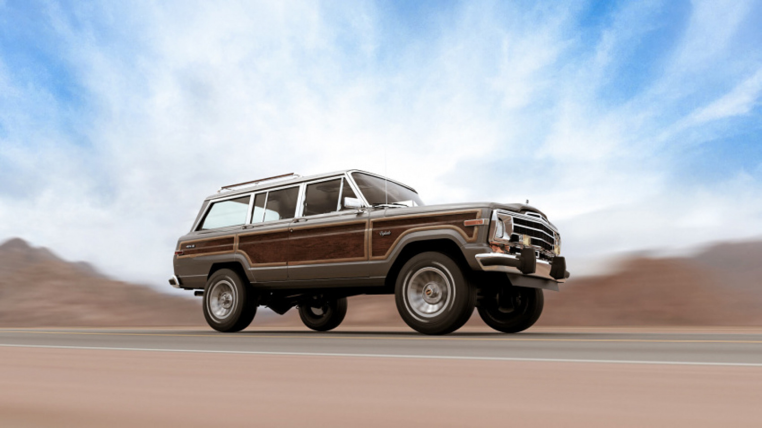 autos, cars, hp, jeep, news, classics, jeep videos, jeep wagoneer / grand wagoneer, restomod, video, this jeep grand wagoneer is classic outside, modern under the skin, and can come with a 1,000 hp v8