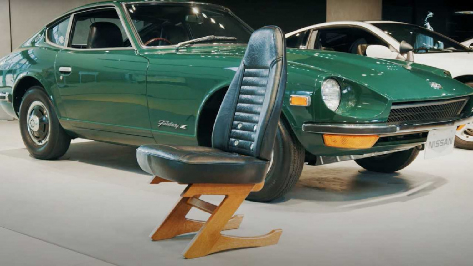 autos, cars, nissan, nissan should sell this classic fairlady z chair 'cause we'll buy one