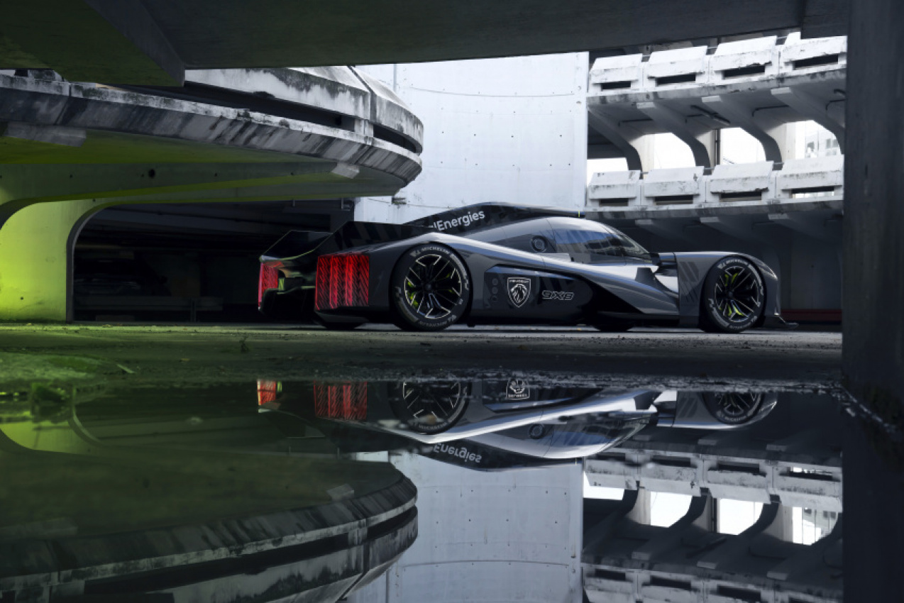 autos, cars, geo, hypercar, peugeot, car news, car price, cars on sale, electric vehicle, manufacturer news, peugeot shares stunning images of the 9x8 le mans hypercar entry