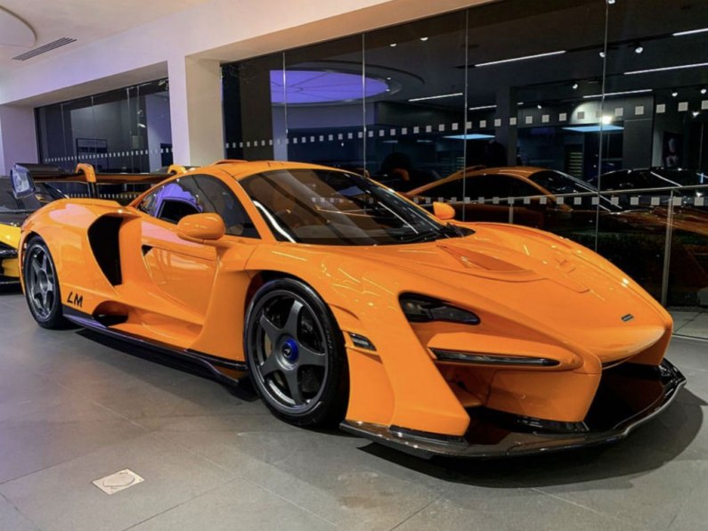 autos, cars, mclaren, car news, mclaren senna lm: f1 lm-inspired model spotted with legendary orange looks