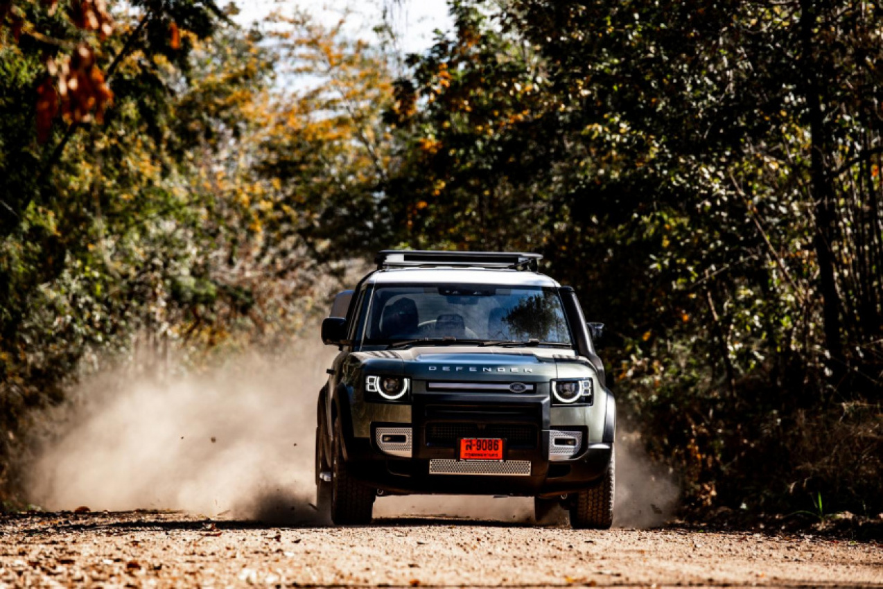 autos, cars, land rover, technology, thailand, land rover defender, android, simply the best  the land rover defender is all power and prestige. only issue is finding the frontier roads that can do it justice