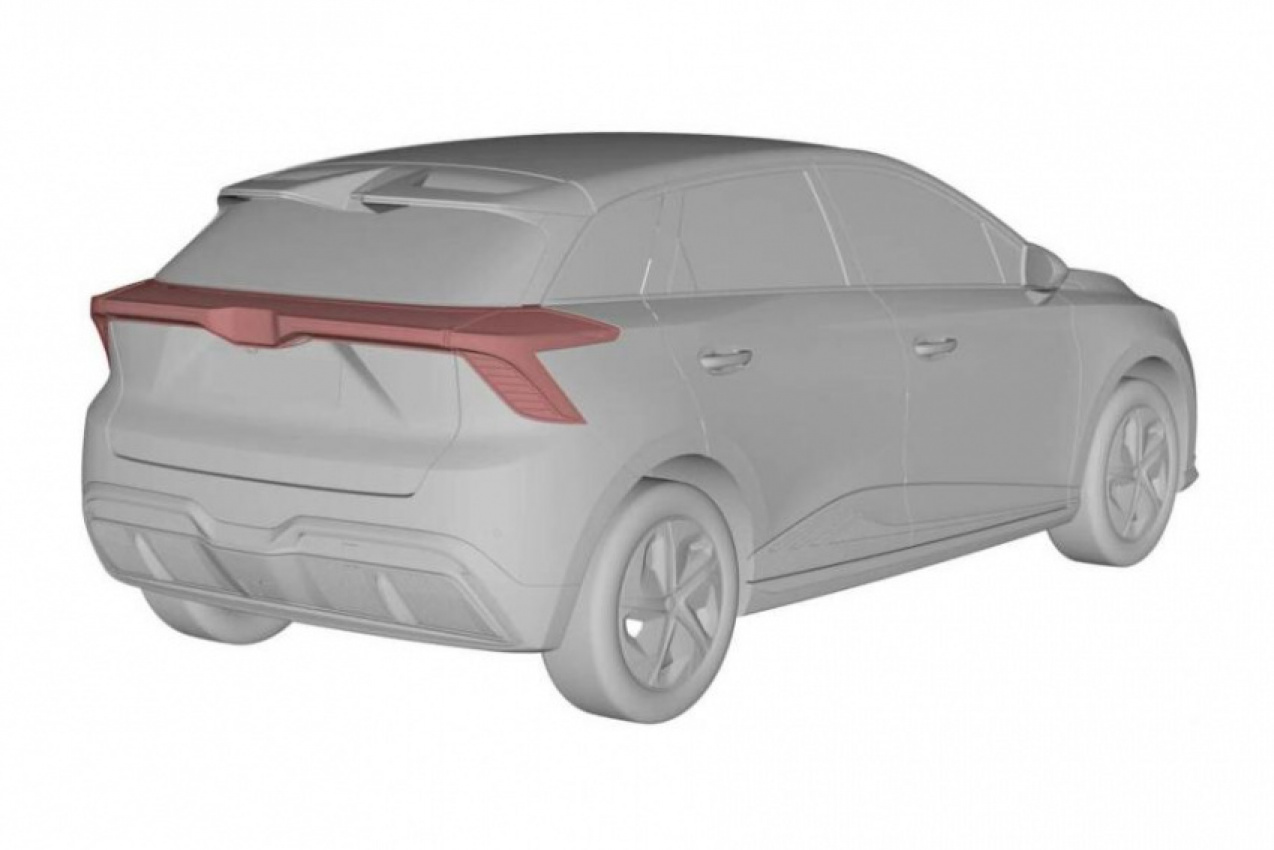autos, cars, mg, 2023 mg cybere electric hatchback patent images leaked