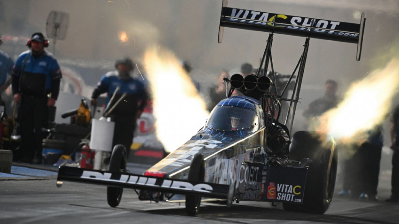 autos, cars, nhra, justin ashley was one of many eye-openers from nhra weekend at pomona