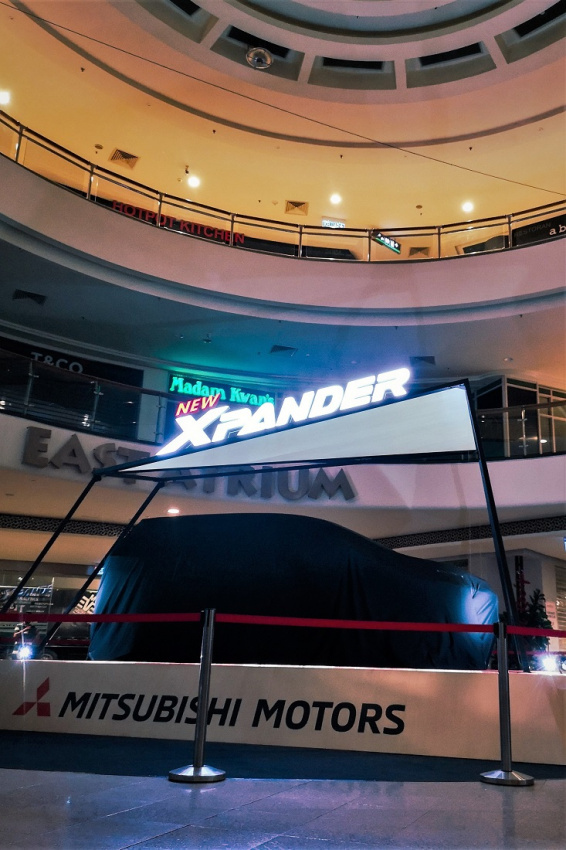 autos, car brands, cars, mitsubishi, automotive, cars, crossover, launch, malaysia, mitsubishi motors, mitsubishi motors malaysia, mitsubishi motors malaysia teases xpander crossover at mid valley