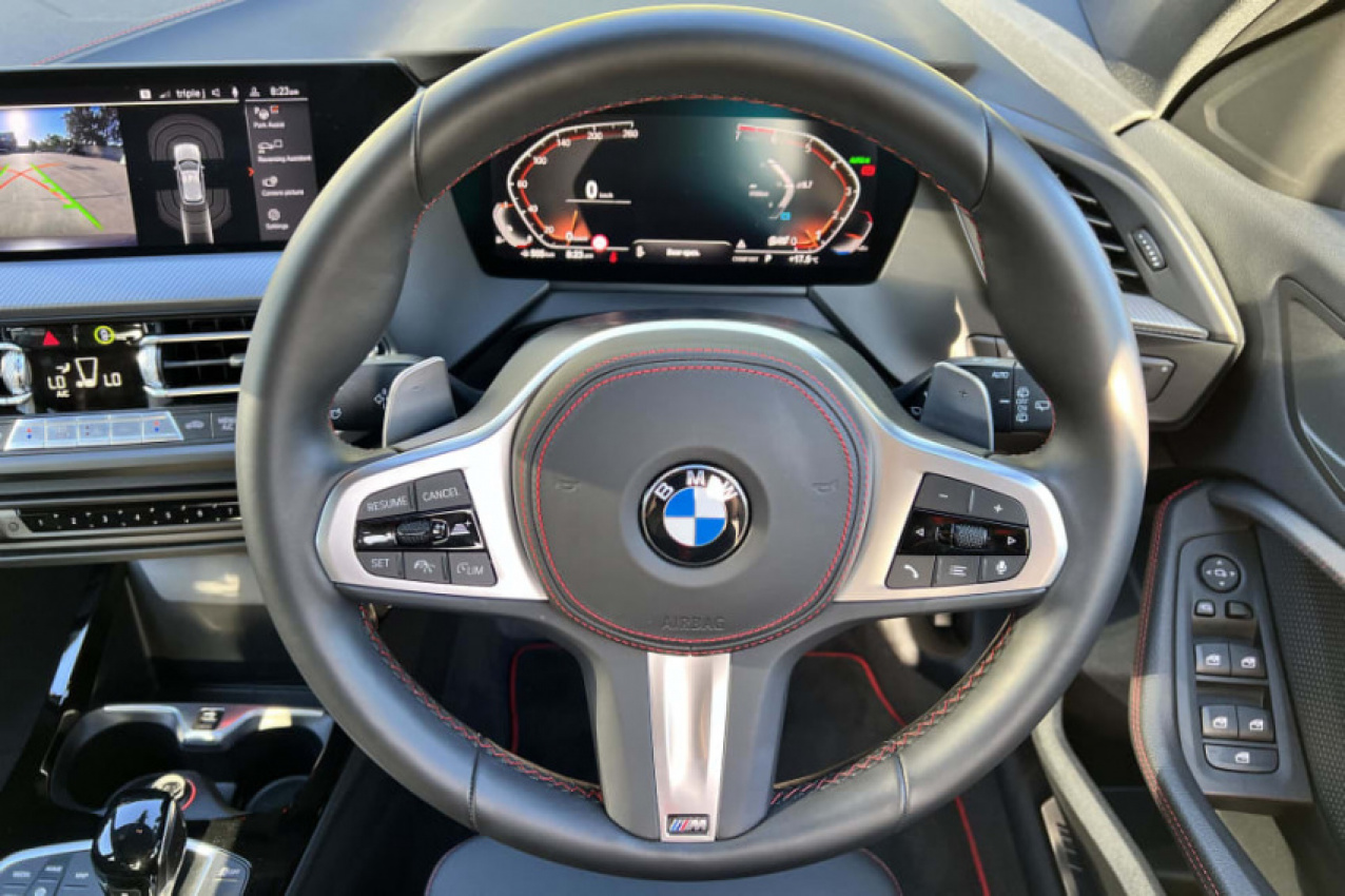 autos, bmw, cars, reviews, bmw 1 series, bmw 1 series 2022, bmw 1 series reviews, bmw 128ti, bmw 128ti 2022, bmw 128ti reviews, bmw hatchback range, bmw reviews, hatchback, hot hatches, small cars, android, bmw 128ti 2022 review