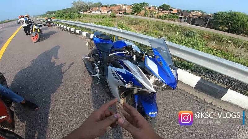 article, autos, cars, yamaha, this is what happens when a tvs apache rr 310 takes on a yamaha r3 in a drag race