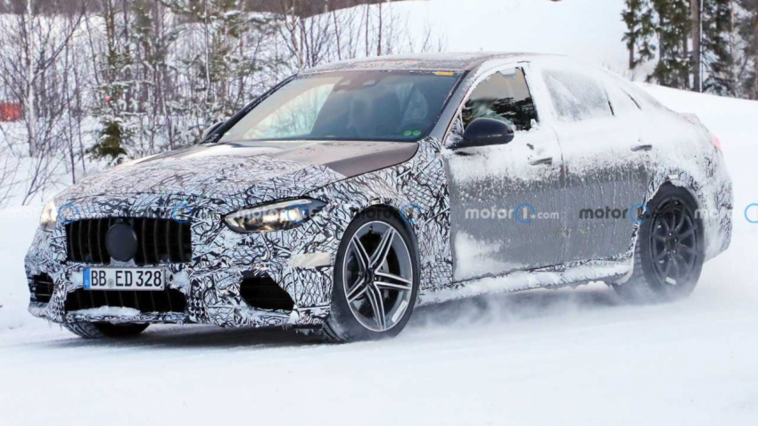 autos, cars, mercedes-benz, mg, mercedes, mercedes-amg c63 sedan and wagon spied with less camo