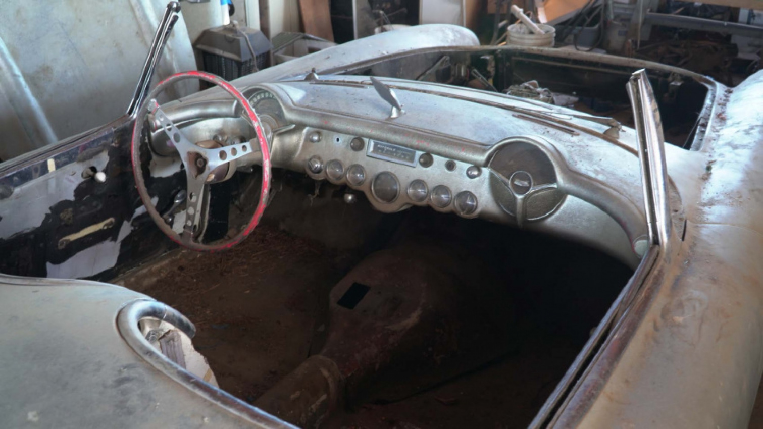 autos, cars, features, iconic 1957 custom corvette show car “bali hai” found after 62 years