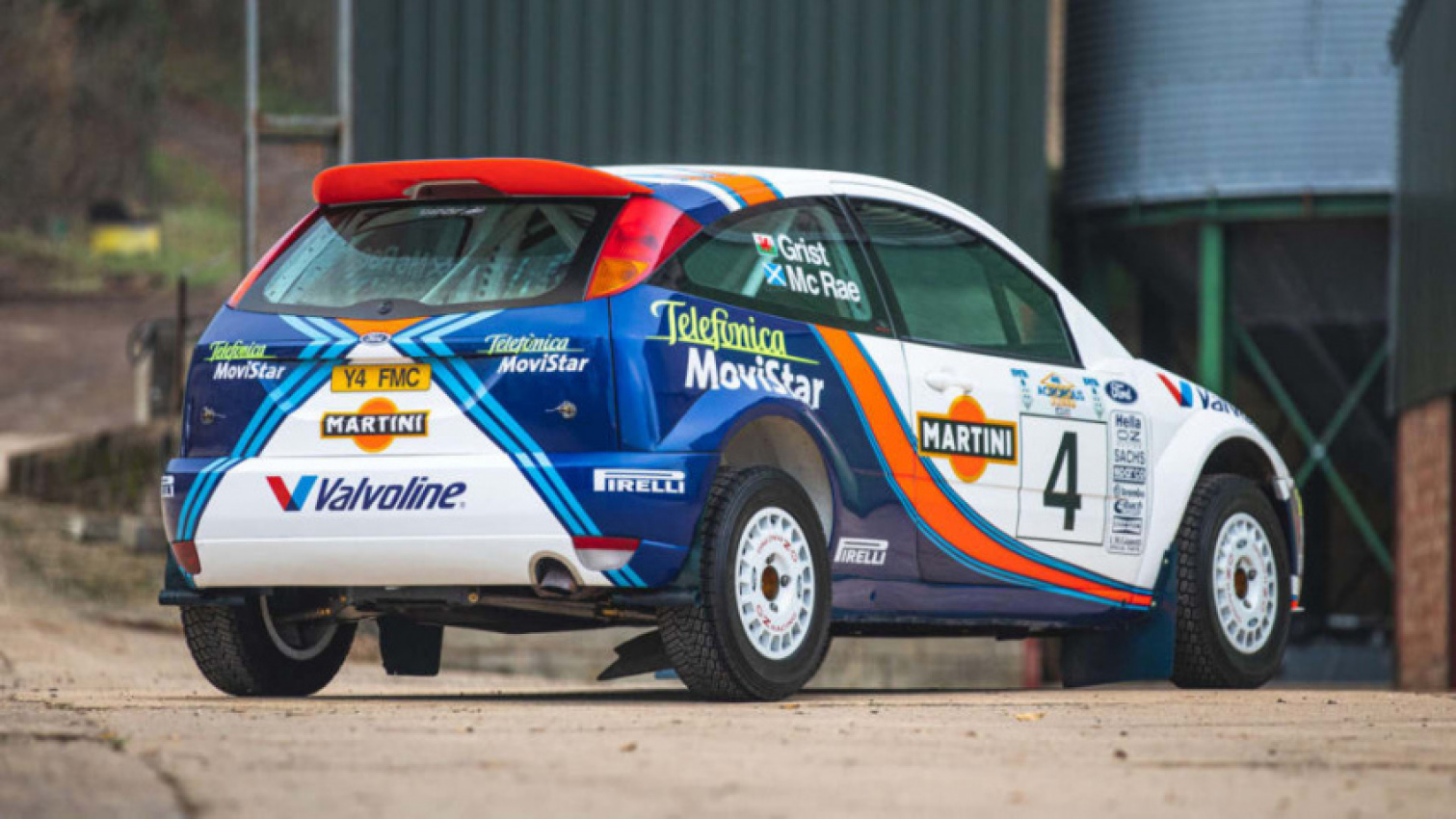 autos, cars, ford, ford focus, colin mcrae's 2001 ford focus wrc heads to auction