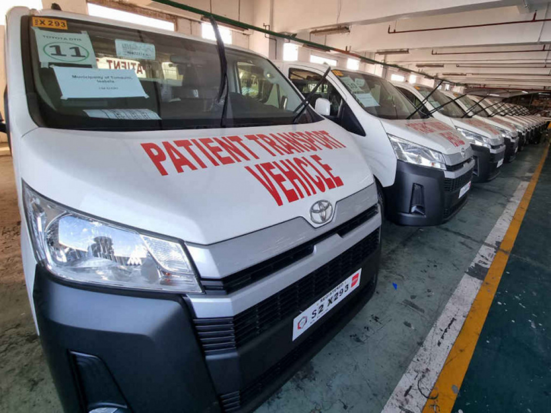 autos, cars, toyota, news, toyota corporate, toyota hiace, soon your lgu will see these toyota hiace patient transport vehicles in action