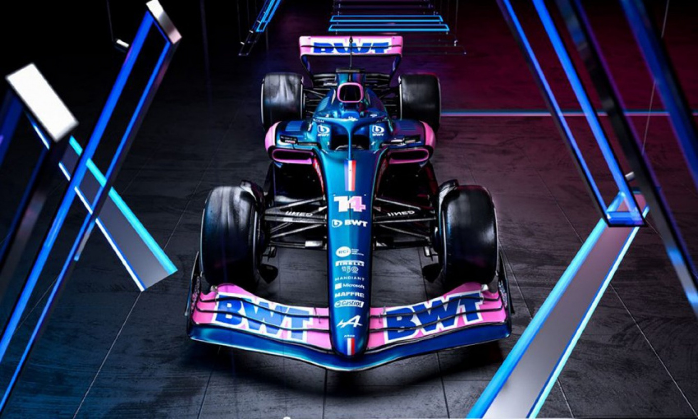 acer, autos, cars, reviews, check out alpine f1’s blue-and-pink racer for the 2022 season