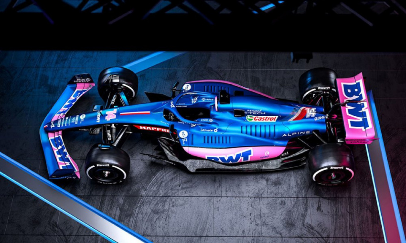acer, autos, cars, reviews, check out alpine f1’s blue-and-pink racer for the 2022 season
