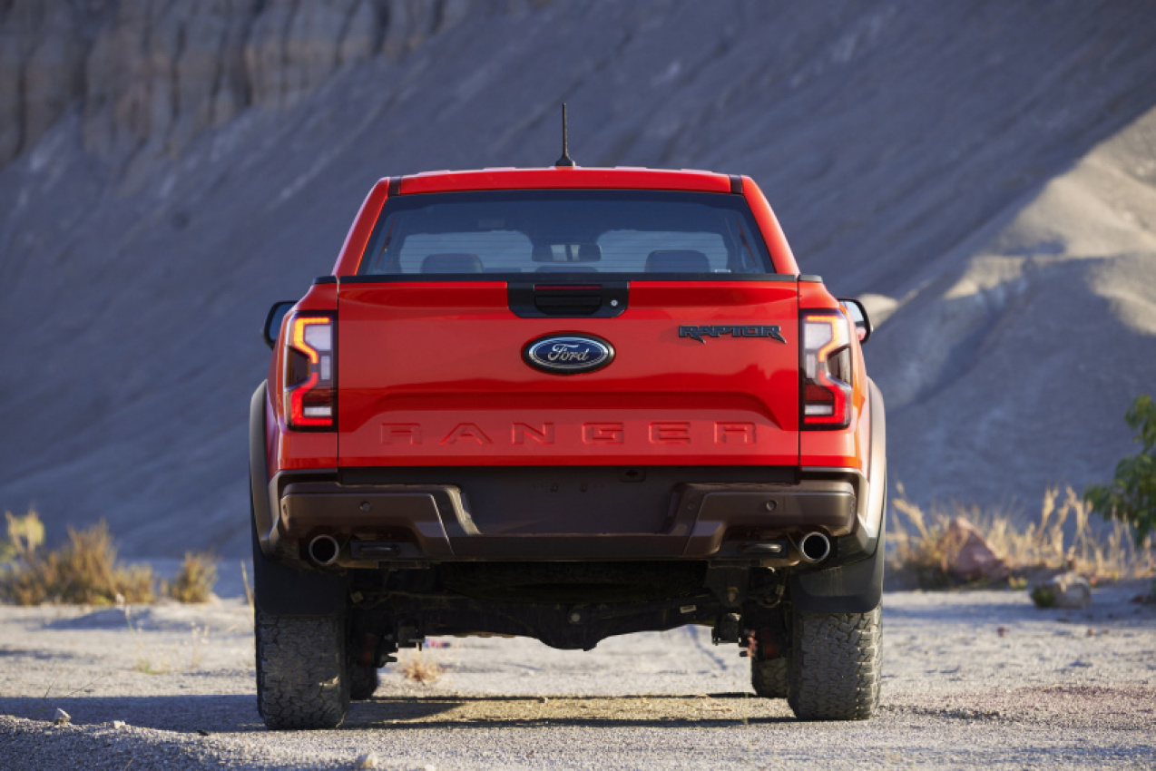 autos, cars, ford, hp, news, australia, europe, ford performance, ford ranger, ford ranger raptor, ford videos, new cars, video, 2023 ford ranger raptor debuts down under with 394 hp, europe gets only 282 hp