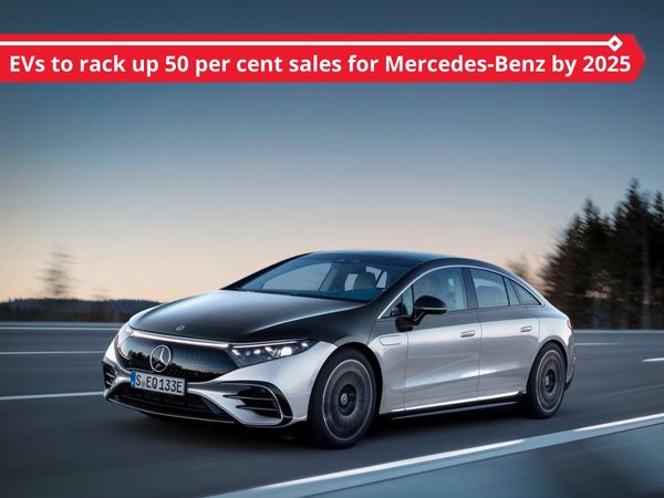 autos, mercedes-benz, reviews, electric mobility, mercedes, mercedes-benz electric cars, mercedes-benz eqe, mercedes-benz eqs, mercedes-benz ev plans, mercedes-benz evs, mercedes-benz upcoming cars, electrified vehicles to rack up 50 per cent sales for mercedes-benz by 2025