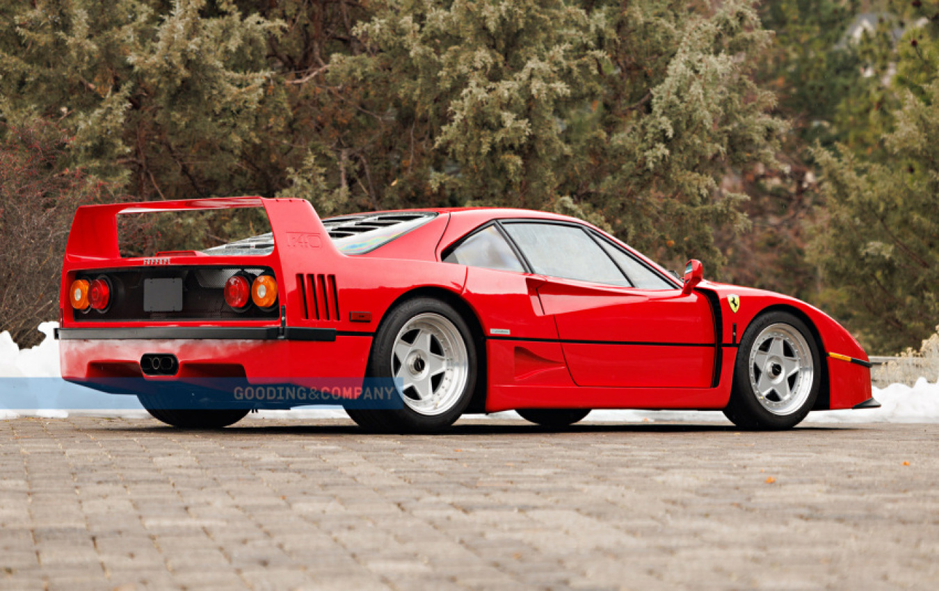 autos, cars, ferrari, news, auction, classics, ferrari f40, this 1991 ferrari f40 may sell for as much as $2.8 million