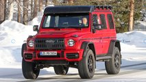 autos, cars, mercedes-benz, mg, mercedes, mercedes-amg g-class 4x4 squared spied revealing nearly entire body