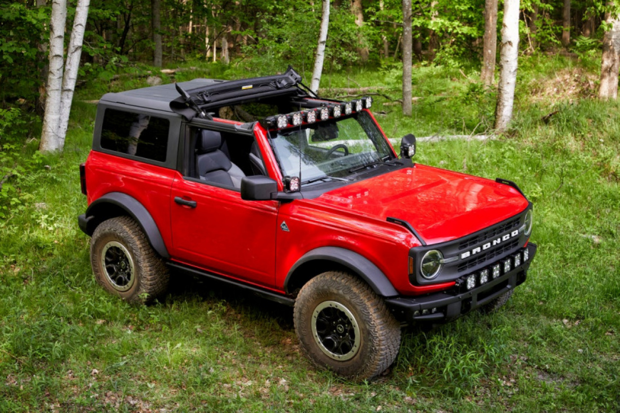 autos, car accessories and electronics, cars, bestop, bronco, jeep, soft-top, sponsored, tired of roof panels? bestop offers foldaway option for open-air adventure vehicles