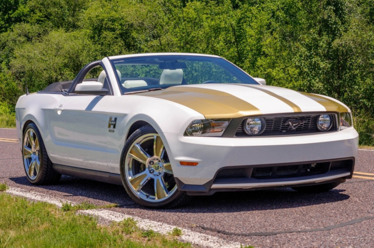 autos, cars, ford, news, auction, ebay, ford mustang, used cars, super rare 2010 ford mustang hurst edition is one of just 5 with a stick shift