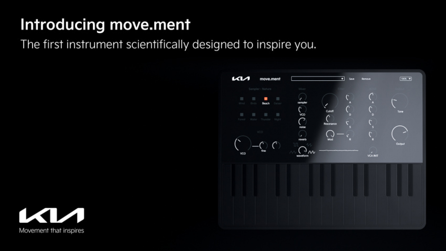 autos, brand content, cars, kia, technology, amazon, autonomous, future mobility, future technology, amazon, kia releases ‘move.ment’, the first instrument designed to inspire you