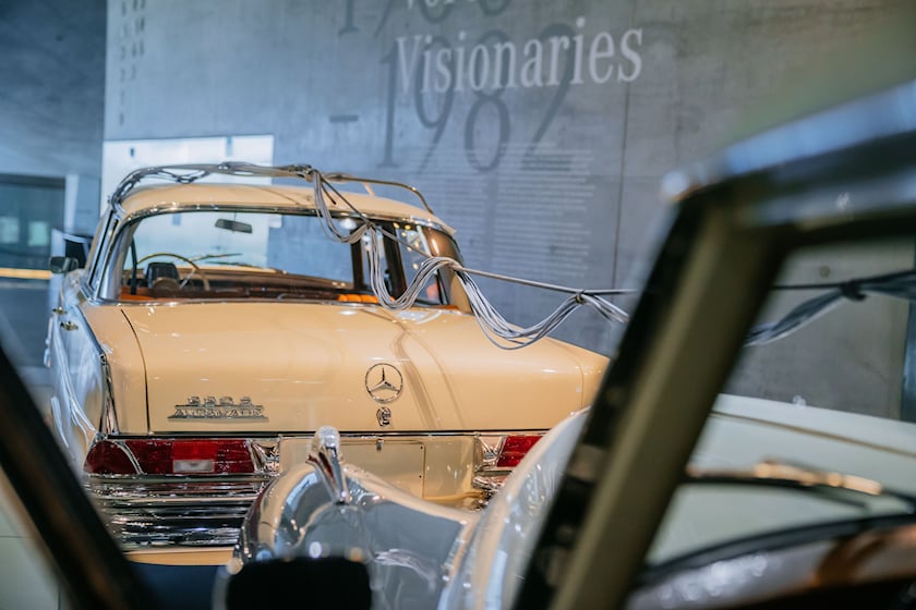 autos, cars, classic cars, mercedes-benz, mercedes, offbeat, technology, this strange mercedes-benz 300 is a rolling laboratory
