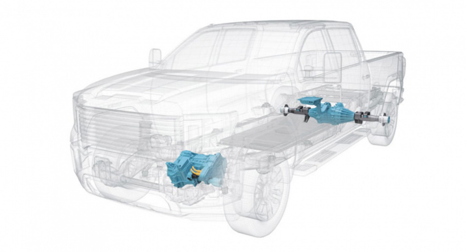 autos, cars, news, electric vehicles, magna steyr, tech, trucks, video, magna launches etelligentforce electric powertrain for ice pickups and trucks