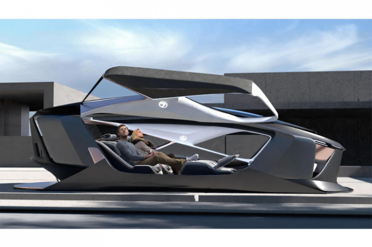 autos, cars, electric vehicle, lexus, car news, lexus ux, technology, lexus and rca reveal design concepts for ‘future of luxury mobility’