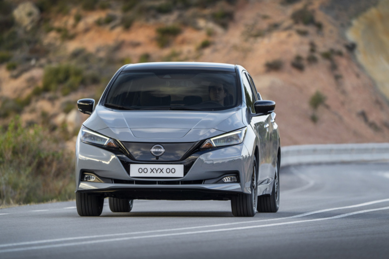 autos, cars, news, nissan, amazon, android, electric vehicles, europe, new cars, nissan leaf, amazon, android, 2022 nissan leaf receives mild styling updates in europe
