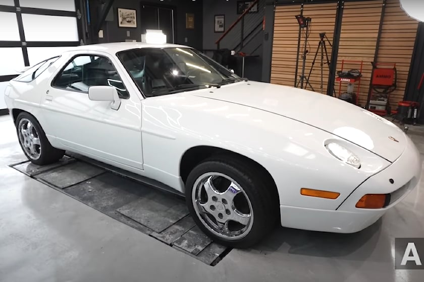 autos, cars, classic cars, porsche, sports cars, video, watch a porsche 928 get its first wash in 15 years