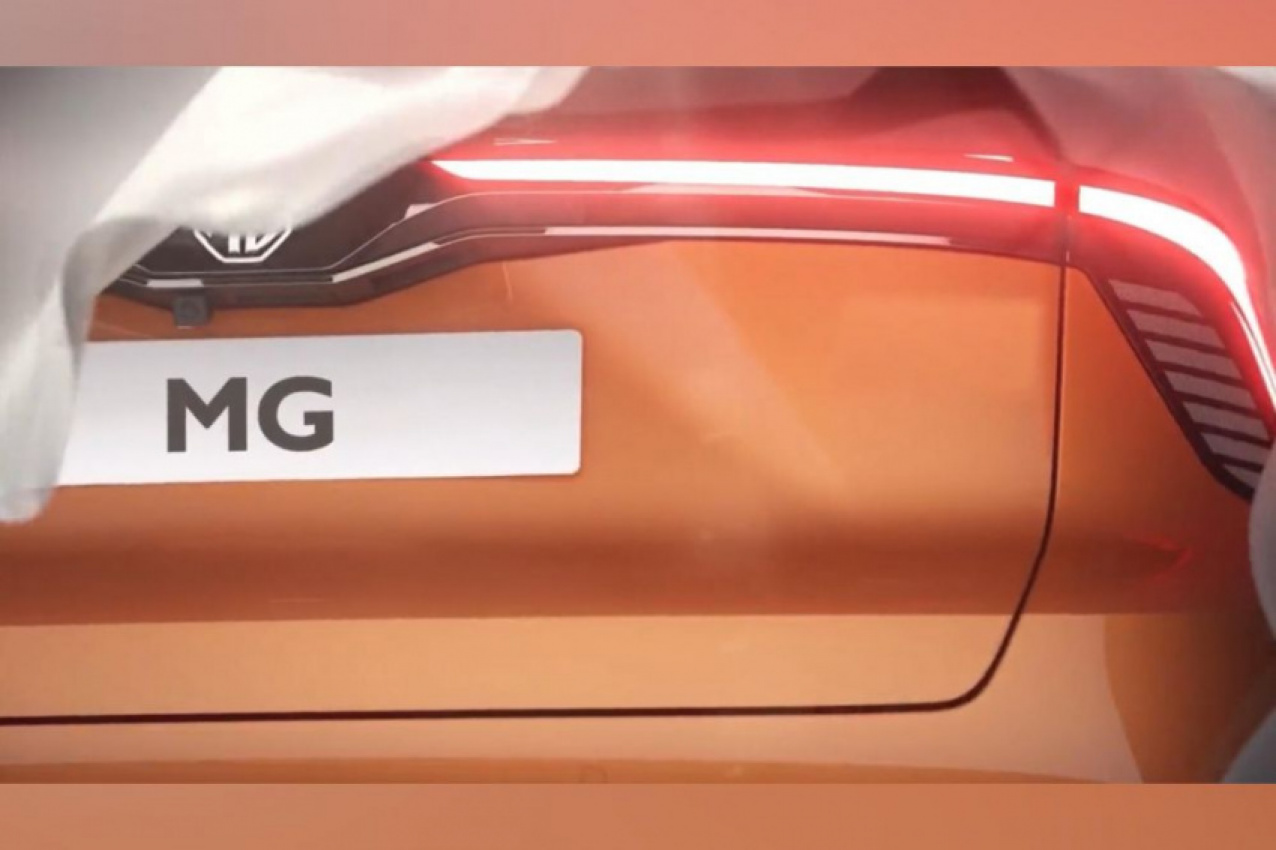 autos, cars, mg, 2023 mg 4 electric hatchback teased