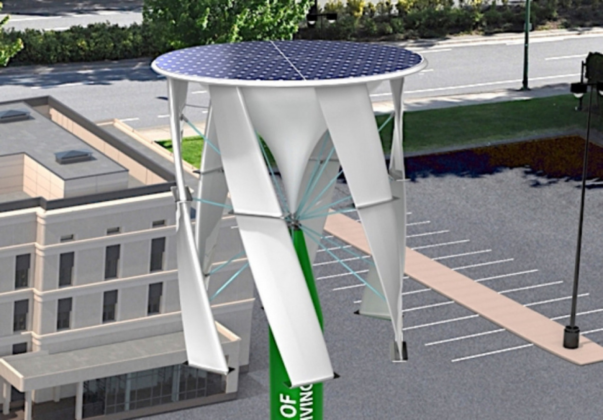 autos, cars, charging, electric cars, could wind-and-solar towers charge evs, stabilize the grid?