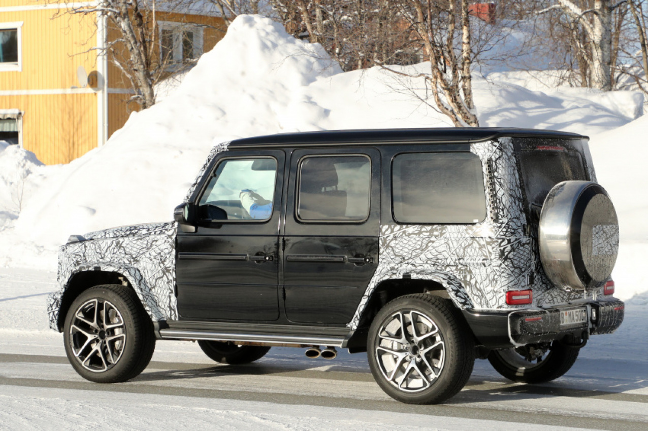 autos, cars, mercedes-benz, mg, news, mercedes, mercedes g-class, mercedes scoops, mercedes-amg, scoops, facelifted mercedes-amg g63 spotted testing again and with no hybrid stickers in sight