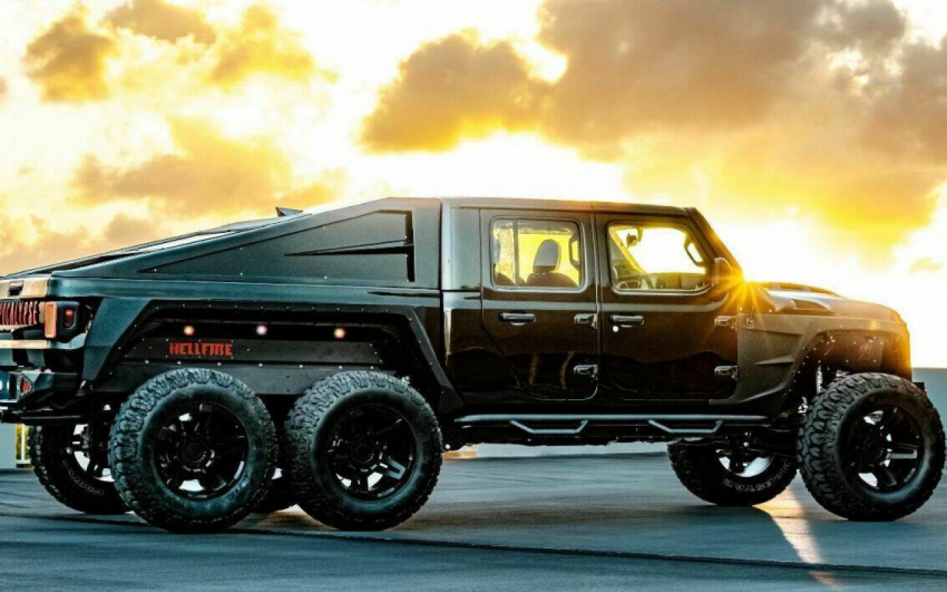 autos, cars, jeep, jeep gladiator, jeep gladiator is hiding in this monstrous build for sale on ebay