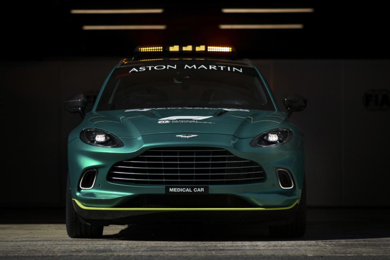 aston martin, autos, cars, news, aston martin dbx, aston martin vantage, motorsports, aston martin will supply f1 safety and medical cars for 12 grands prix in 2022