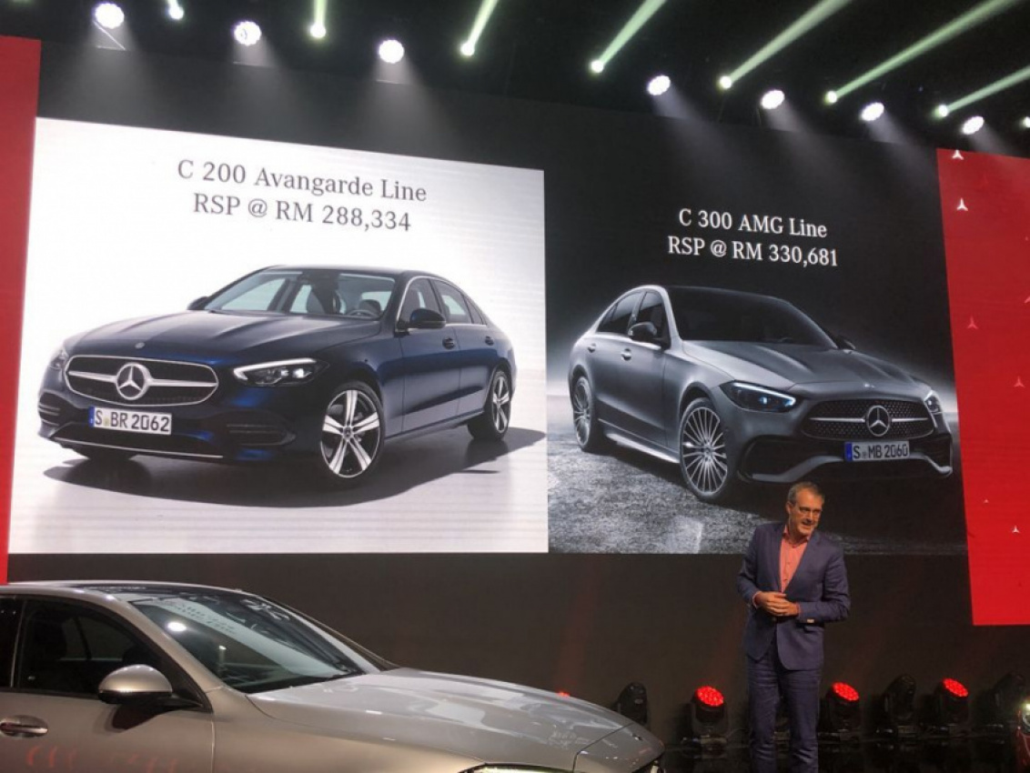 autos, cars, mercedes-benz, mg, 2022 c-class, auto news, c-class, launch, mercedes, mercedes-benz c-class, mercedes-benz w206, the all-new 2022 w206 mercedes-benz c200 avantgarde and c300 amg line is here - from rm288k