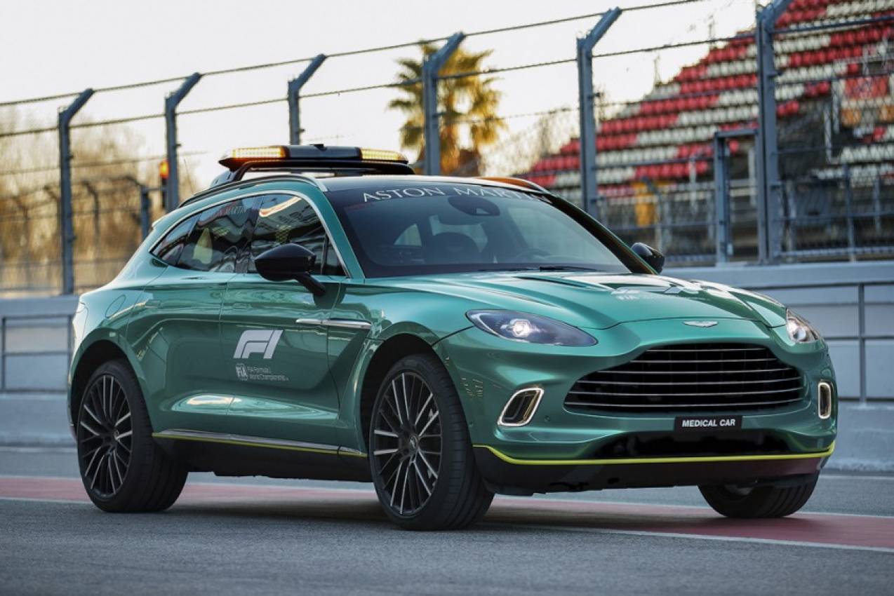 aston martin, autos, cars, aston martin provides f1 safety and medical cars for 12 races in 2022