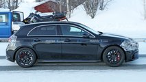 autos, cars, hp, mercedes-benz, mg, mercedes, 2023 mercedes-amg a45 facelift spied without mbux touchpad
